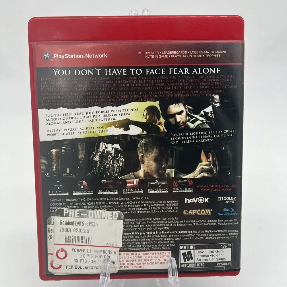 Resident Evil 5 -- Greatest Hits (Sony PlayStation 3)